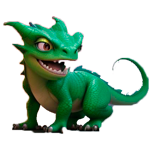 Зеленый дракон - символ 2024 года
